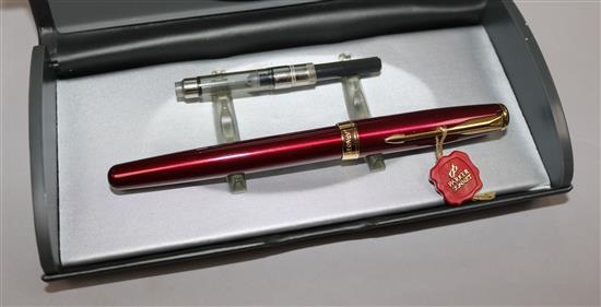 A Parker pen (18ct Nib)